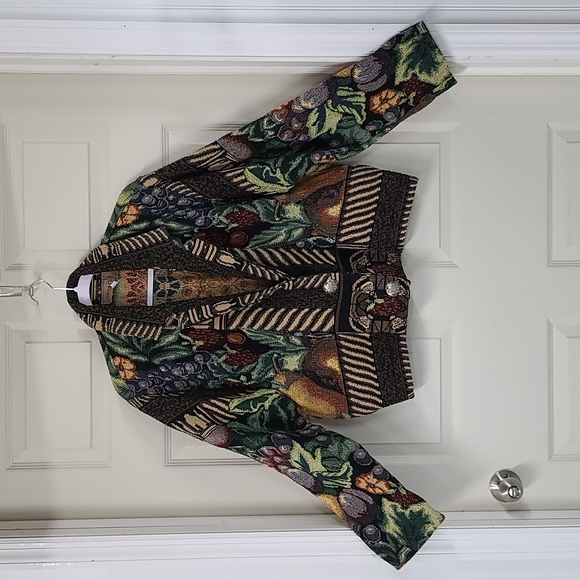 painted Pony Jackets & Blazers - Painted Pony tapestry jacket